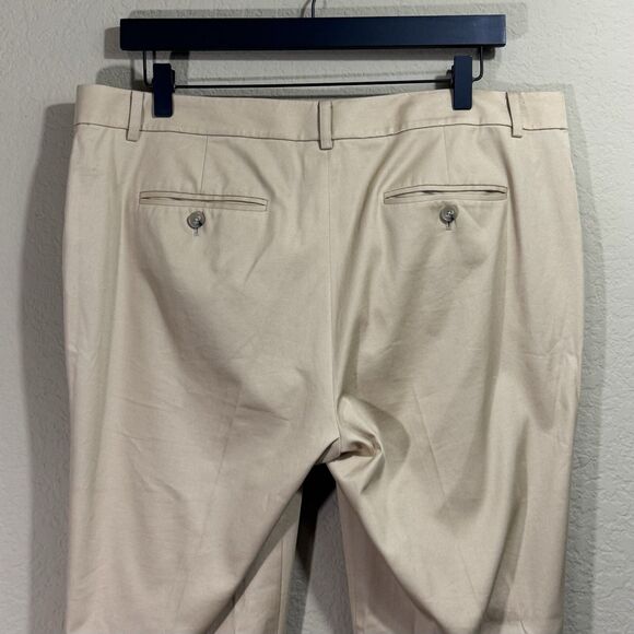 Ralph Lauren Black Label Women's Wool Blend Tan Trouser Career Pants 12 Stretch - Picture 8 of 12